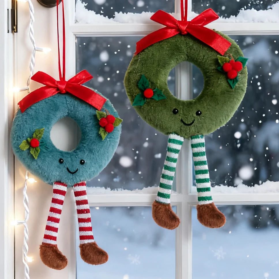 Plush Christmas Tree Ornaments – Round Doll Pendants & Decor Christmas Tree Ornament Babs