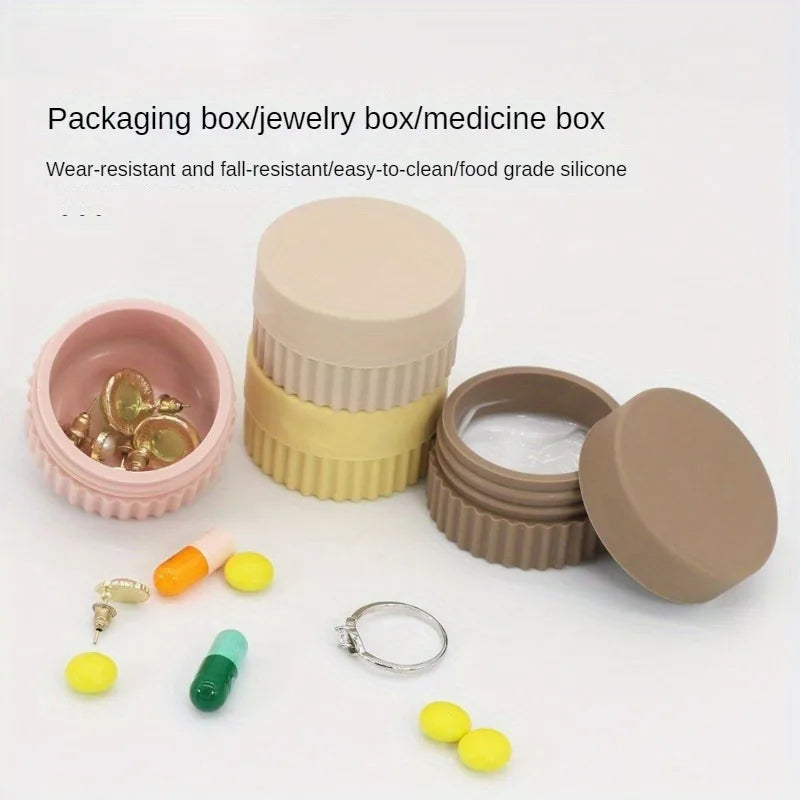 Leak-Proof Silicone Travel Containers – Cosmetic Organizer Set Silicone Travel Bottles Babs