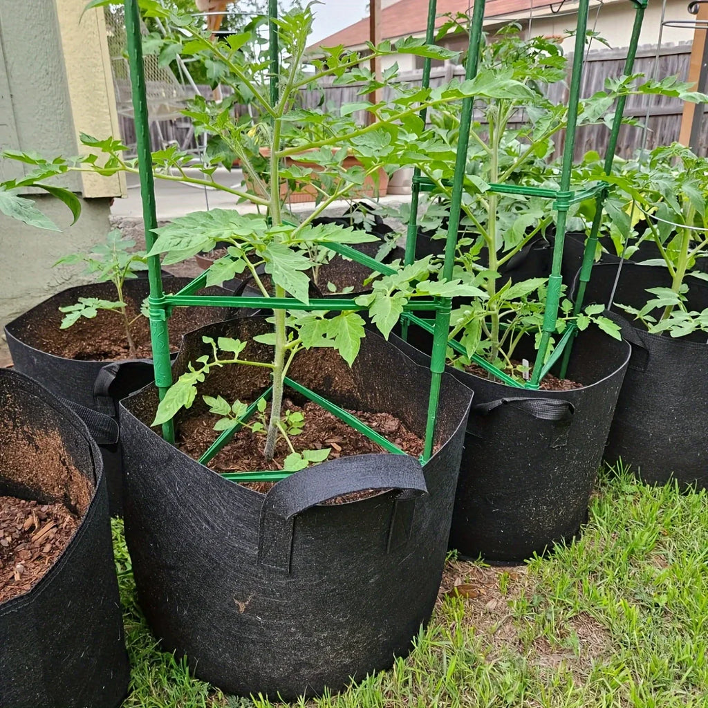 2-Pack Box-Style Tomato Planting Bags | Non-Woven Fabric Planters Fabric Grow Bags Babs