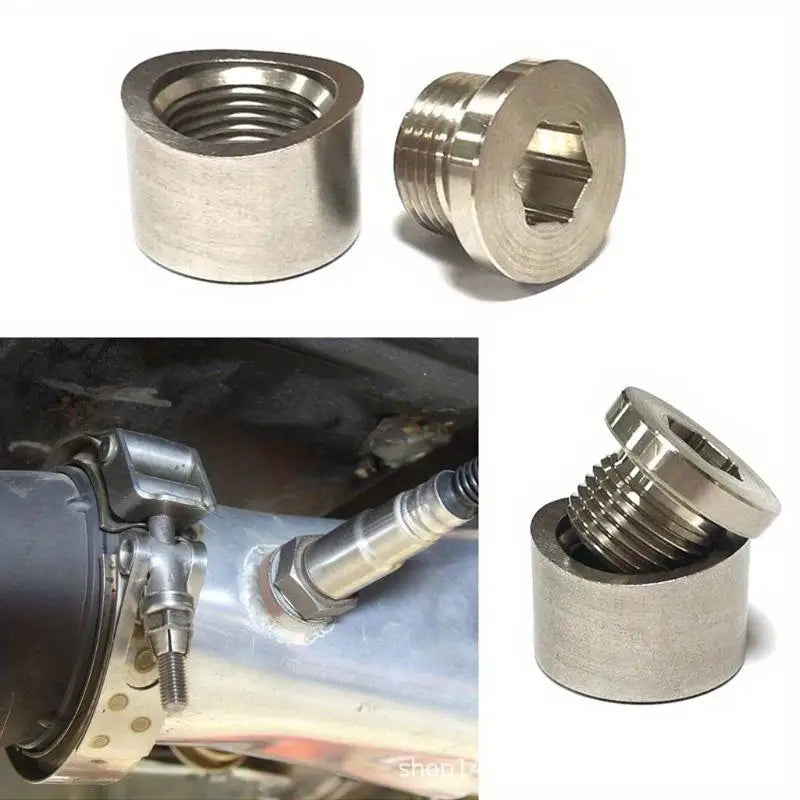 M18x1.5 Stainless Steel Oxygen Sensor Weld Bung Wideband Nut Exhaust Sensor Fitting Babs