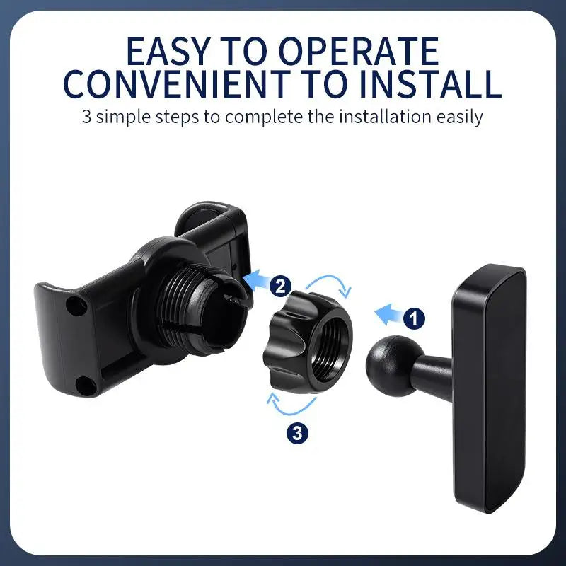 360° Magnetic Phone Holder for Golf Cart, Gym & Fridge Magnetic Phone Mount Babs