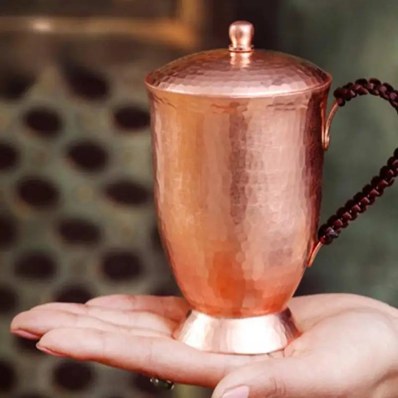 Pure Red Copper Handmade Outdoor Drinking Cup – Coffee & Wine Copper Drinking Cup Babs