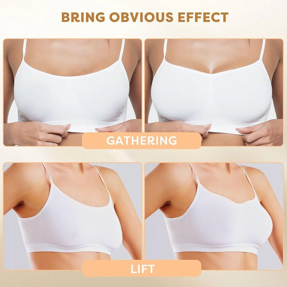 Women's Strapless Sticky Bra – Silicone Push-Up Nipple Cover Adhesive Silicone Bra Babs