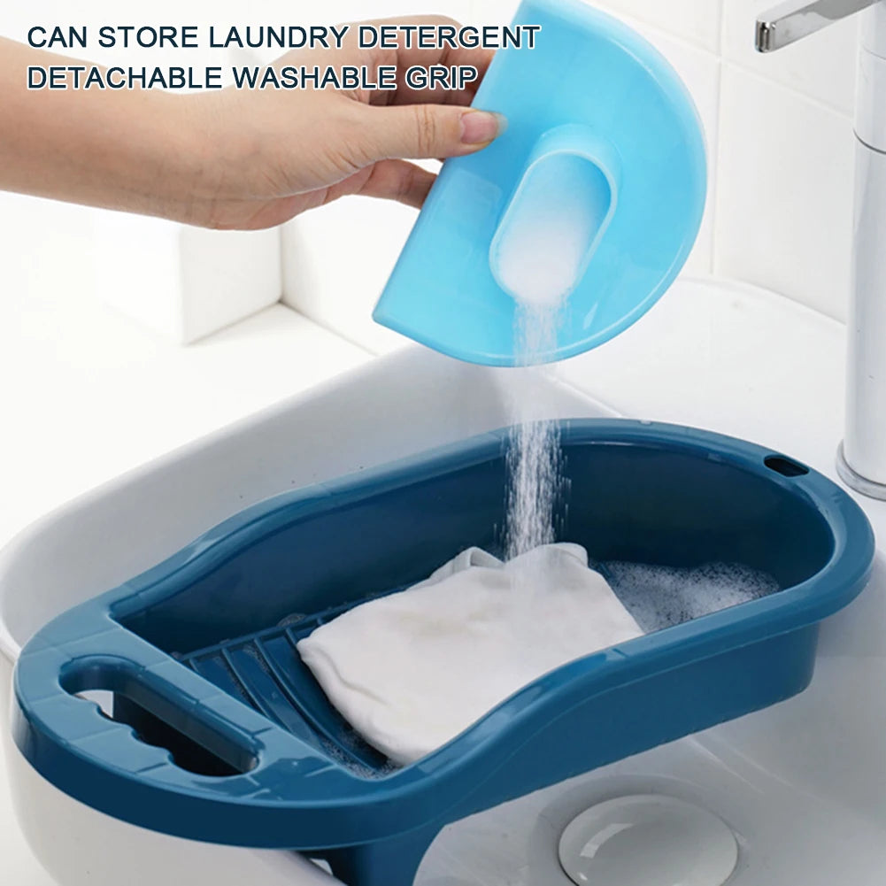 Mini Laundry Scrub Board – Portable Hand Wash Washboard Laundry Scrub Board Babs