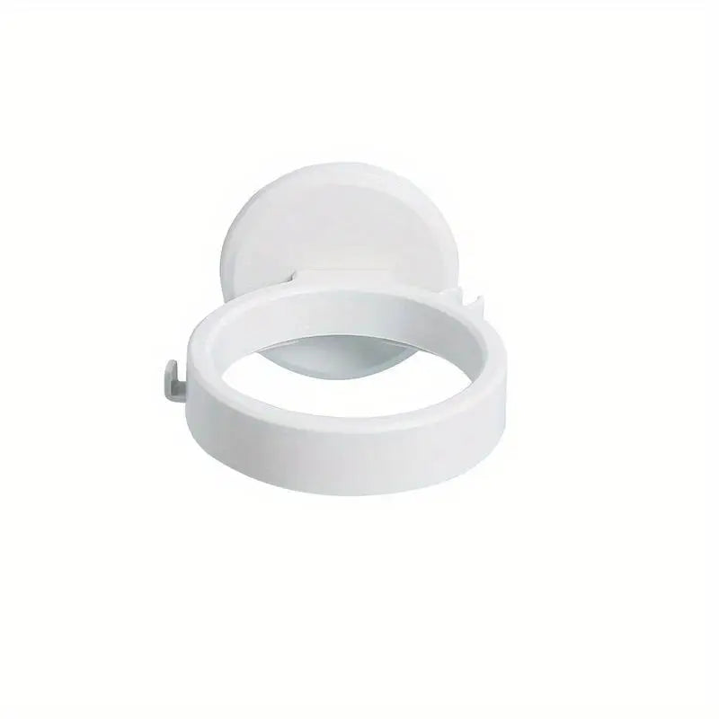 Wall Mounted Hair Dryer Holder – No-Drill Bathroom Rack Bathroom Storage Rack Babs White