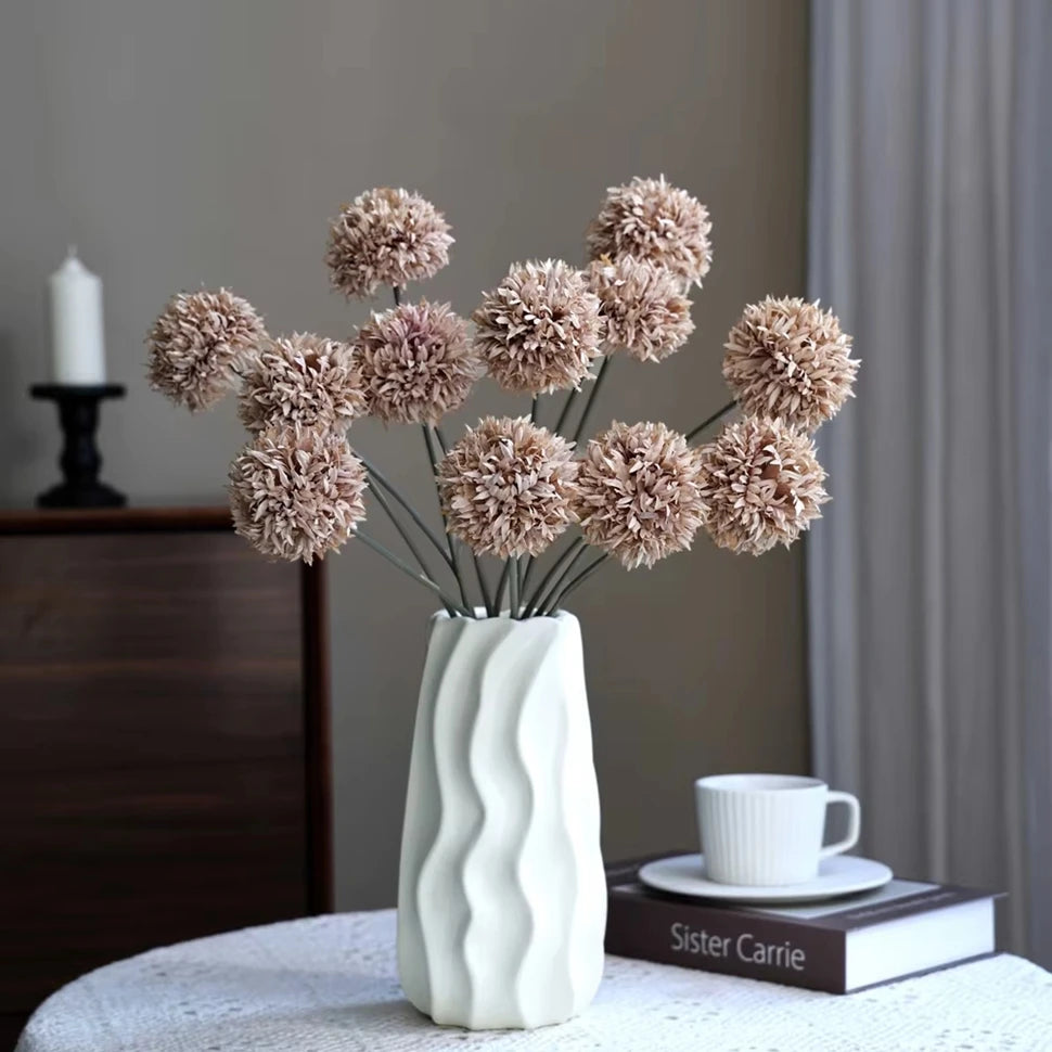 Silk Chrysanthemum Artificial Flowers – Wedding & Home Décor Artificial Flower Bouquet Babs
