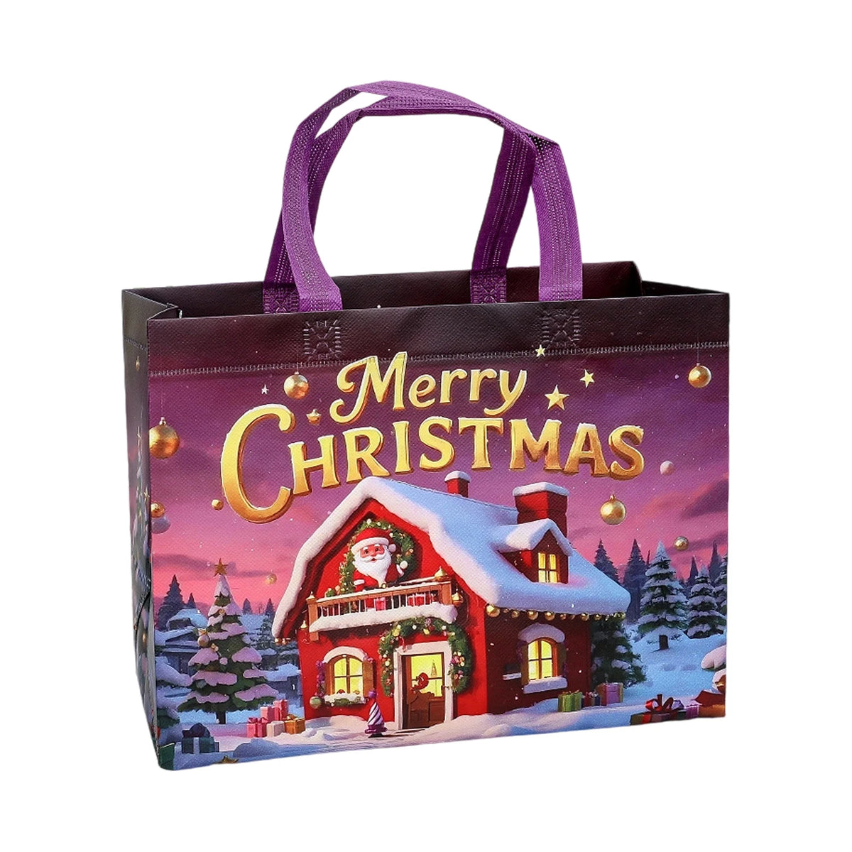 Reusable Non-Woven Christmas Gift Bags with Handles Christmas Gift Bags Babs One Size One Size F