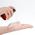 60ml Wine Red Glass Spray Bottle – Refillable Fine Mist Sprayer Glass Spray Bottle Babs Lotion Pump