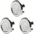Brass Sink Overflow Cover Ring Set – 3pc Drain Cap Replacement Sink Drain Cover Babs 3pcs