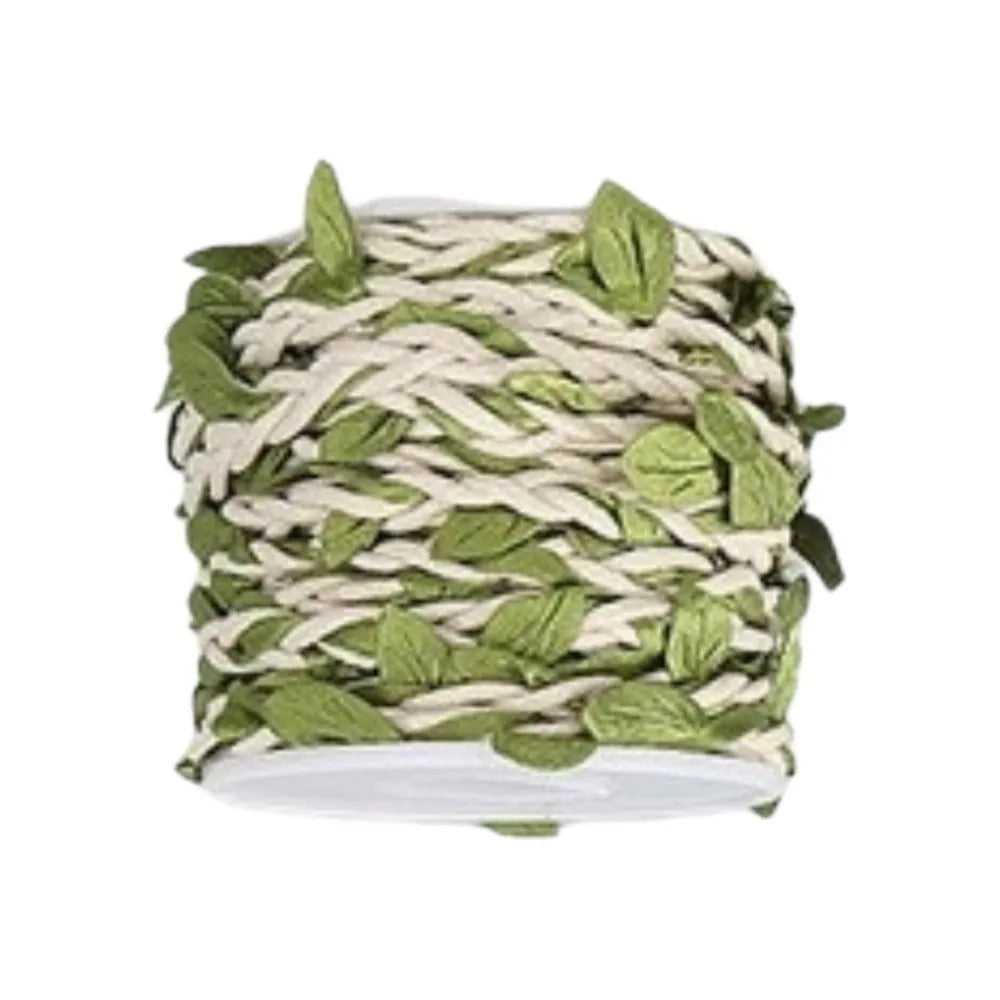 10M Boho Jute Rope Vine – DIY Burlap Leaf Ribbon Decor Decorative Craft Ribbon Babs