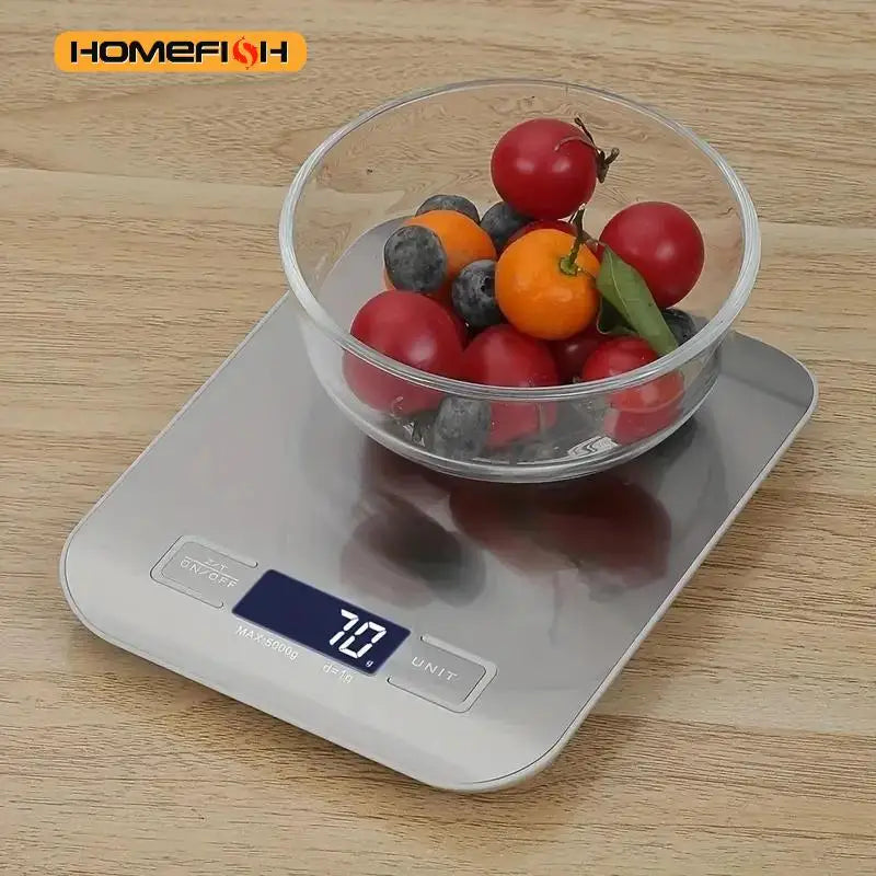 High-Precision Electronic Kitchen Scale | Compact Baking Scale Kitchen Scale Babs