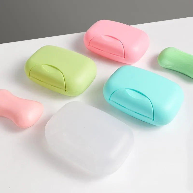 4-Pack Portable Travel Soap Box – Waterproof Locking Soap Dish Travel Soap Dish Babs