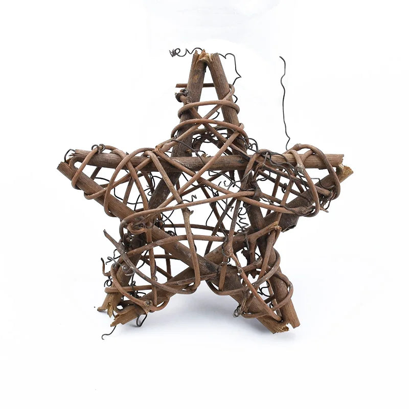 Star Rattan Garland Ornament – Holiday & Wedding Décor Rattan Star Ornament Babs 10CM 1PC