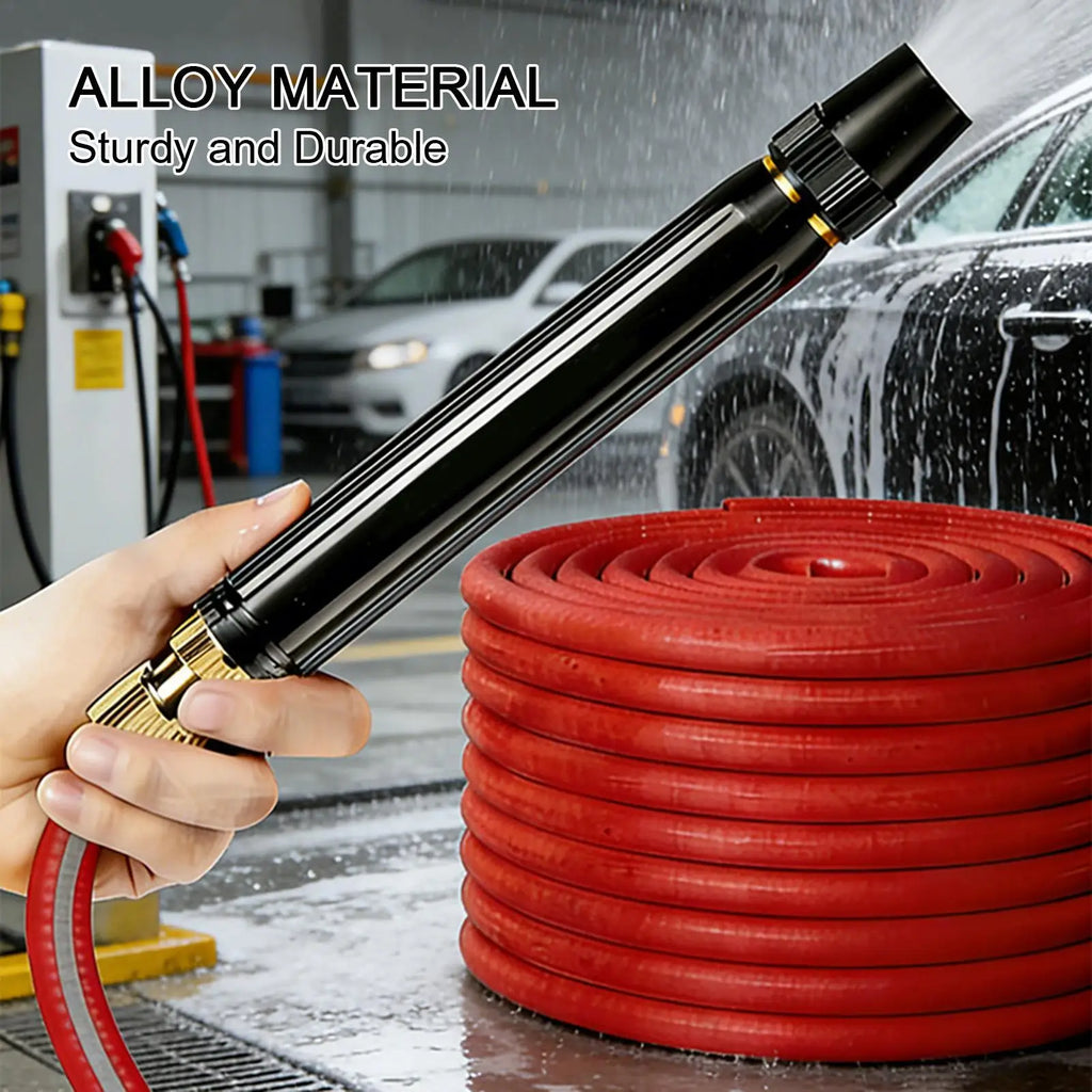 Metal Garden Hose Spray Nozzle – Adjustable Multi-Flow Garden Hose Nozzle Babs