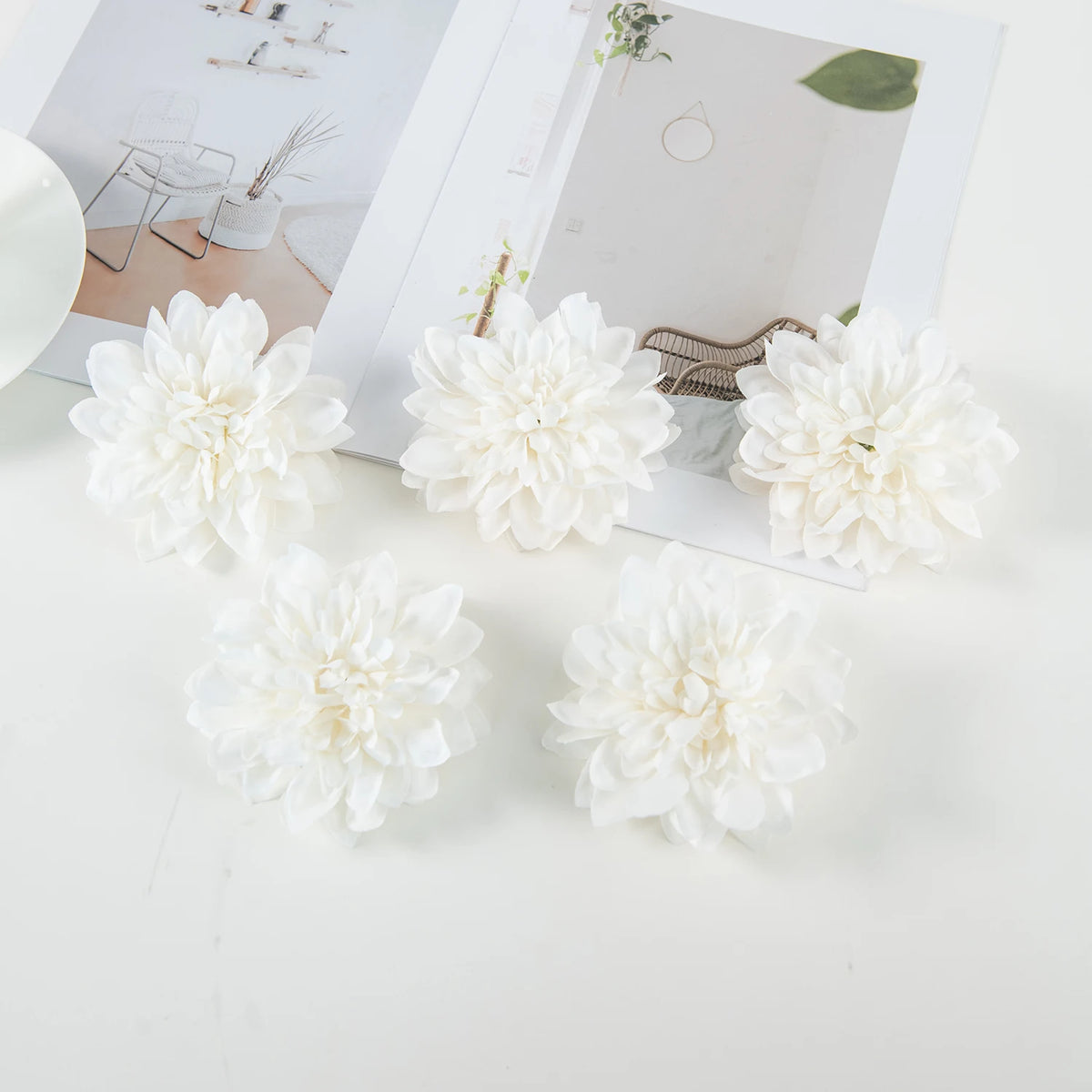 Silk Rose Flower Heads 5/10 Pcs – Wedding & Home DIY Decor Artificial Flower Heads Babs COLOR 10 20 pieces