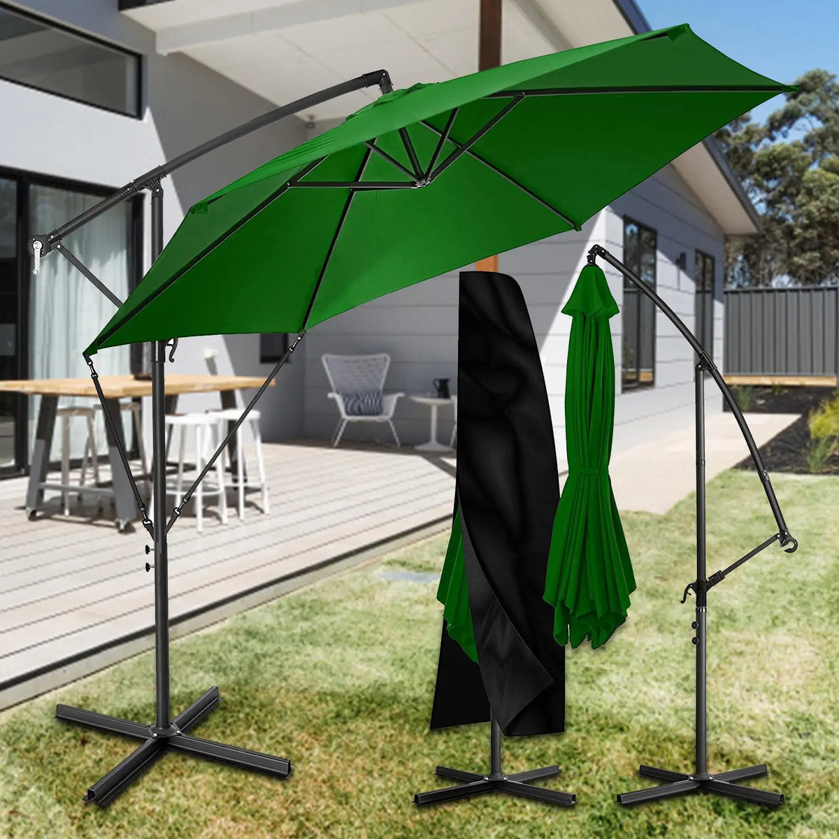 Patio Umbrella Wind Stabilizer Strap – Adjustable & Weatherproof Umbrella Wind Strap Babs