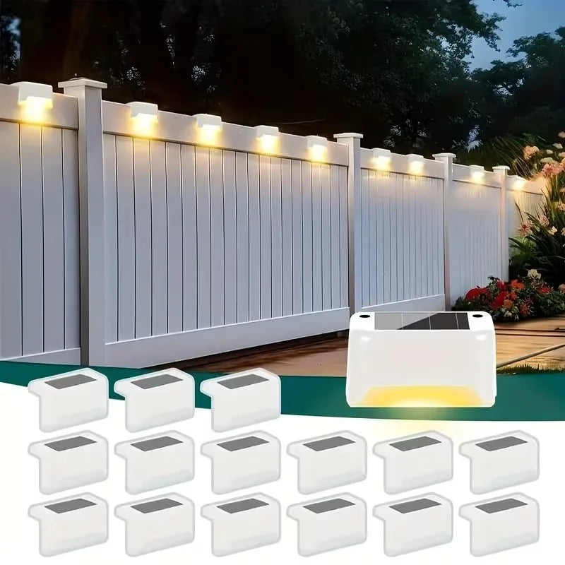Solar LED Stair Lights – IP65 Waterproof Fence & Garden Lights Solar Outdoor Light Babs