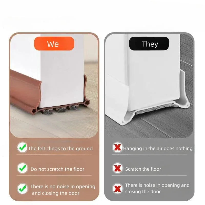 100CM Door Bottom Seal Strip – Draft, Noise & Bug Blocker Door Bottom Seal Strip Babs