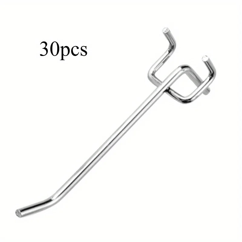 30-Pc Pegboard Hook Kit – Garage & Kitchen Tool Organizer Pegboard Hook Kit Babs 30pcs