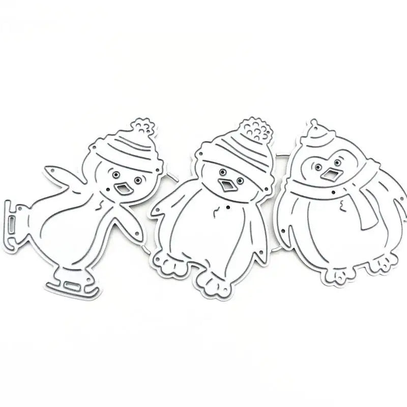 Christmas Snowman Die Cuts – Embossing & Etching Dies for Crafts Die Cutting Set Babs 1pc