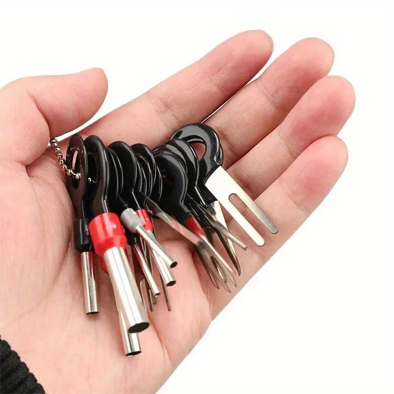 3-Piece Terminal Removal Tool Kit – Car Wiring Pin Extractor Automotive Wiring Tool Babs