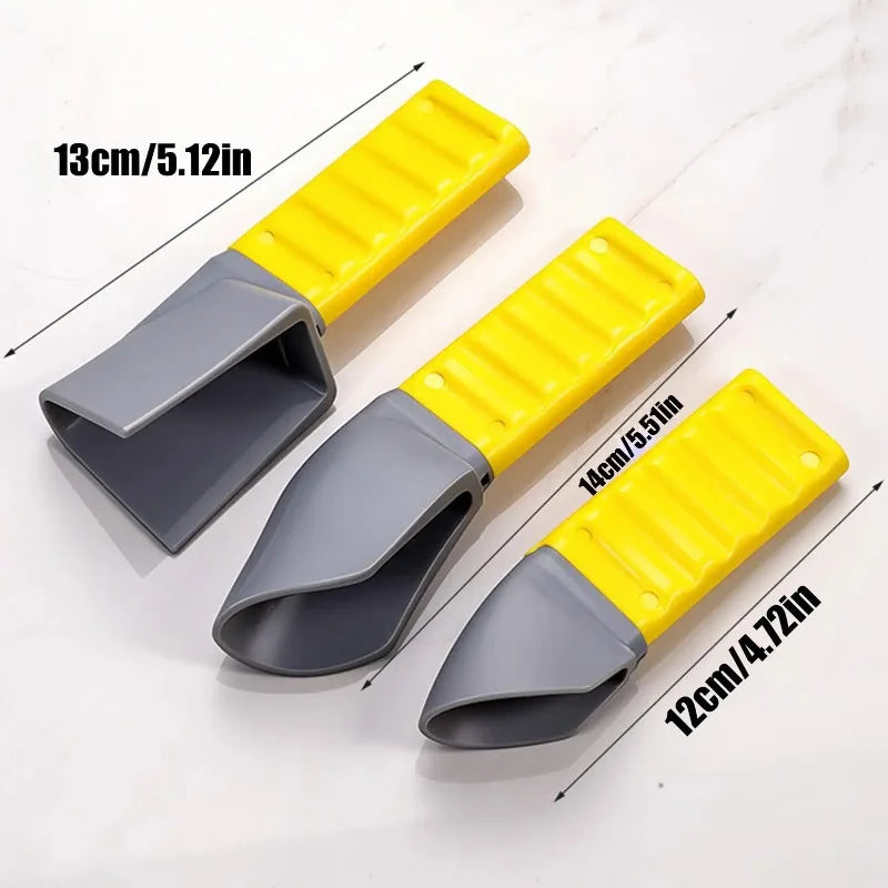 3-Piece TPU Caulking Scraper Set | Corner Grout Finishing Tool Caulking Scraper Set Babs