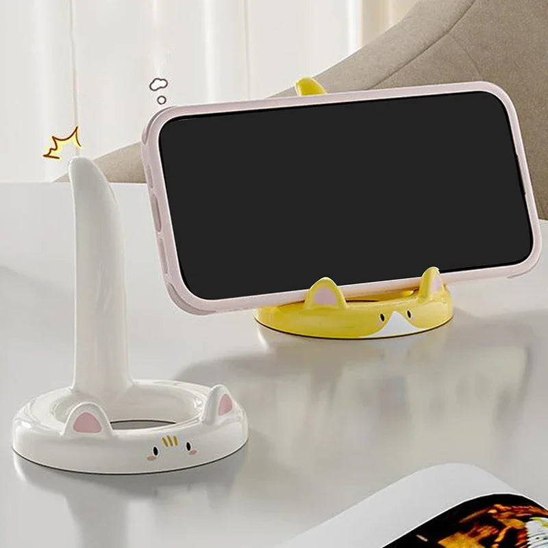 Cute Cat Phone Stand – Portable Desk Holder for Cell Phones Phone Stand Babs
