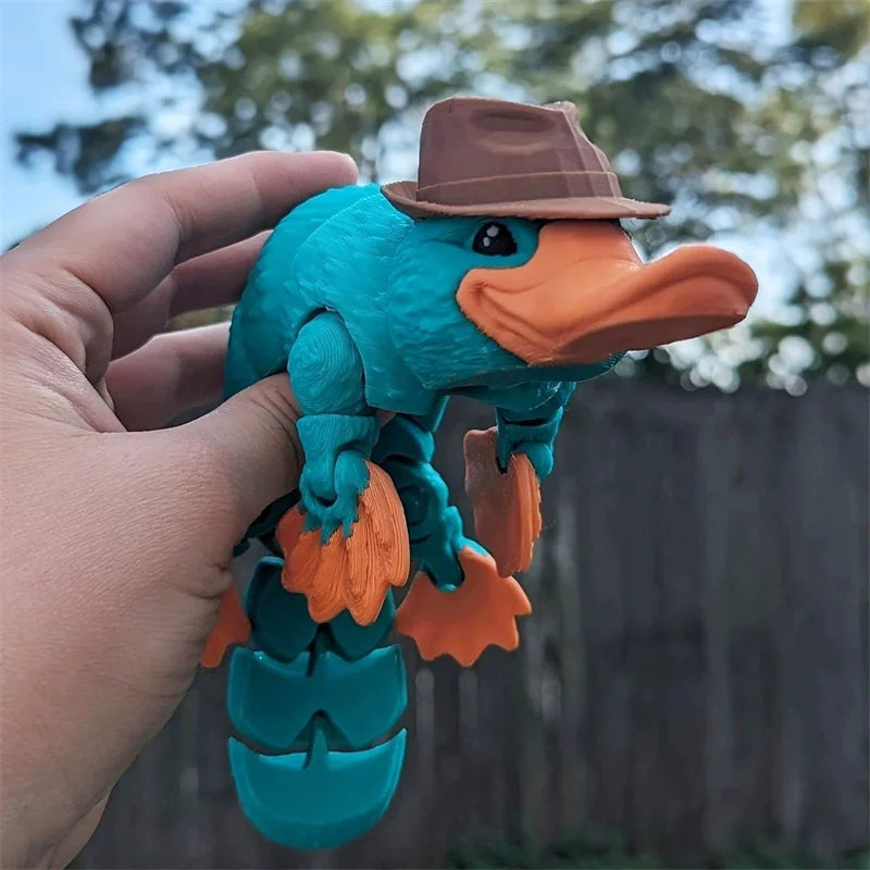 3D Printed Quokka Fidget Toy – Poseable Hinge Desk Toy Fidget Novelty Toy Babs