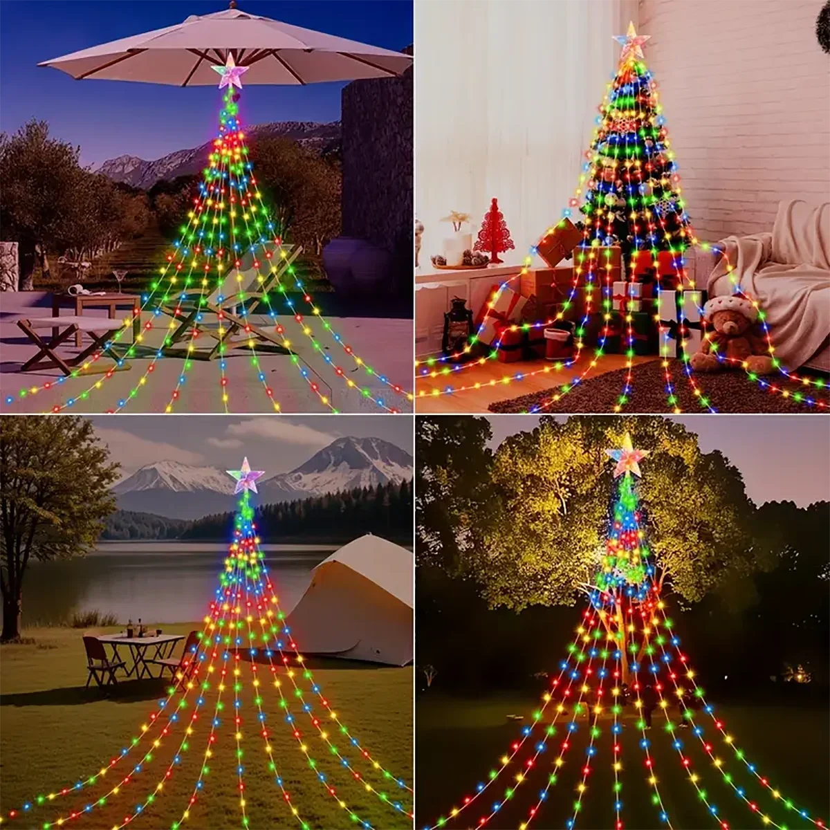 Solar LED Christmas String Lights – Outdoor Star Décor 2025 Solar Christmas Lights Babs Warm White 3M
