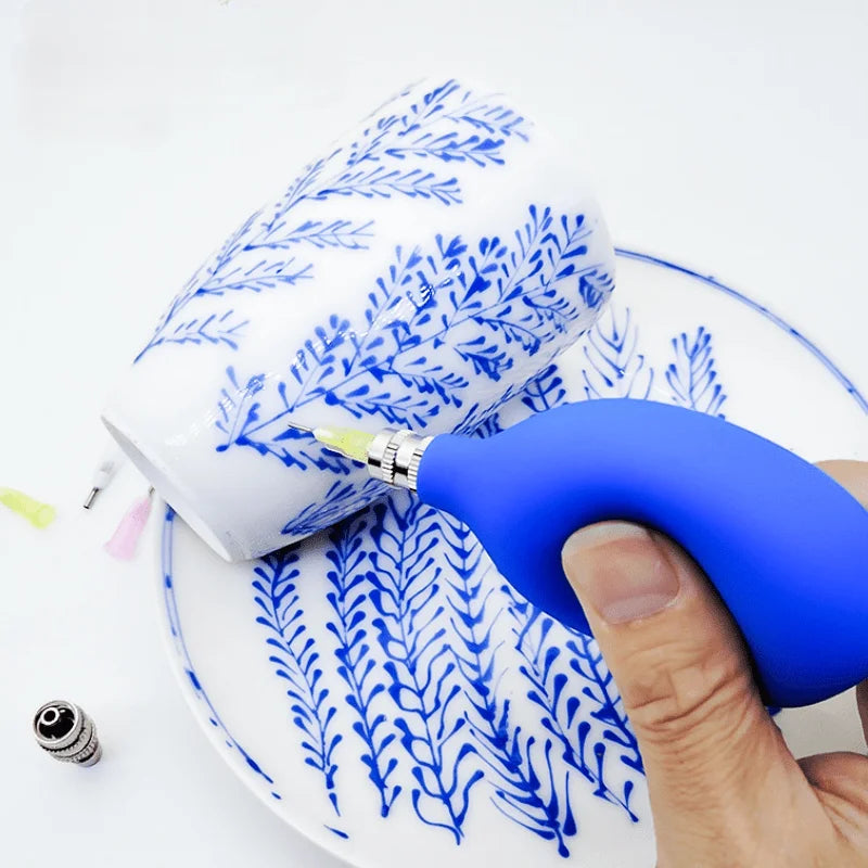 Pottery Ceramic Precision Applicator Squeeze Bottle Set Ceramic Painting Tool Babs