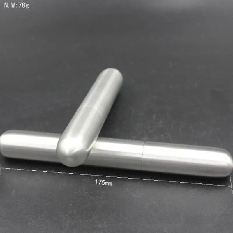 Stainless Steel Portable Single Cigar Tube | Travel Cigar Case Cigar Travel Case Babs