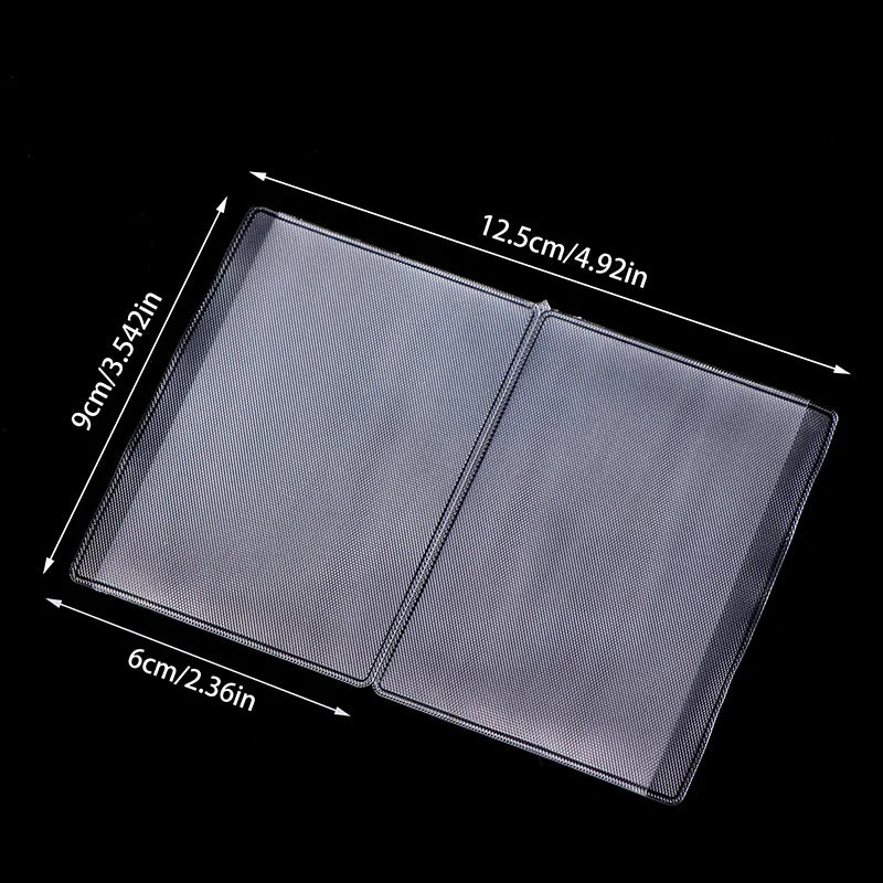 50-Pack Waterproof PVC Transparent Card Holders for ID & Cards Card Holder Sleeves Babs