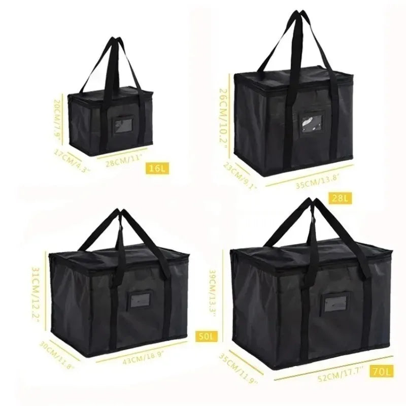 Reusable Insulated Cooler Bag – Aluminum Foil Thermal Lunch Bag Insulated Cooler Bag Babs