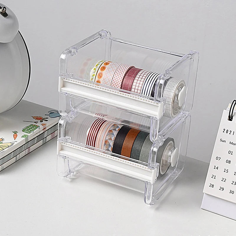 Washi Tape Dispenser & Masking Tape Cutter Organizer Tape Dispenser Babs
