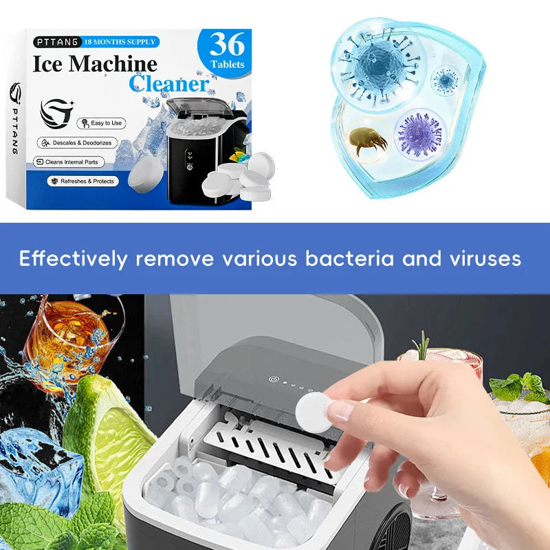 Ice Machine & Coffee Maker Descaling Cleaning Tablets Appliance Cleaning Tablets Babs