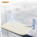 Ultra-Soft Cat Window Hammock – Suction Cup Perch Bed Cat Window Hammock Babs WHITE
