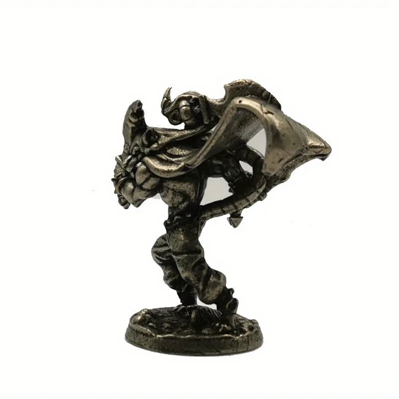 Kobold Soldier White Copper Miniature Figurine Desktop Ornament Metal Miniature Figurine Babs