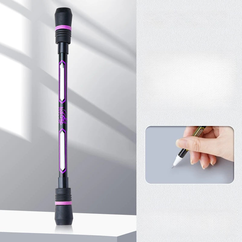Rotating Spinning Pencil Set – Hand Training & Anti-Slip Grip Spinning Pencil Set Babs PURPLE