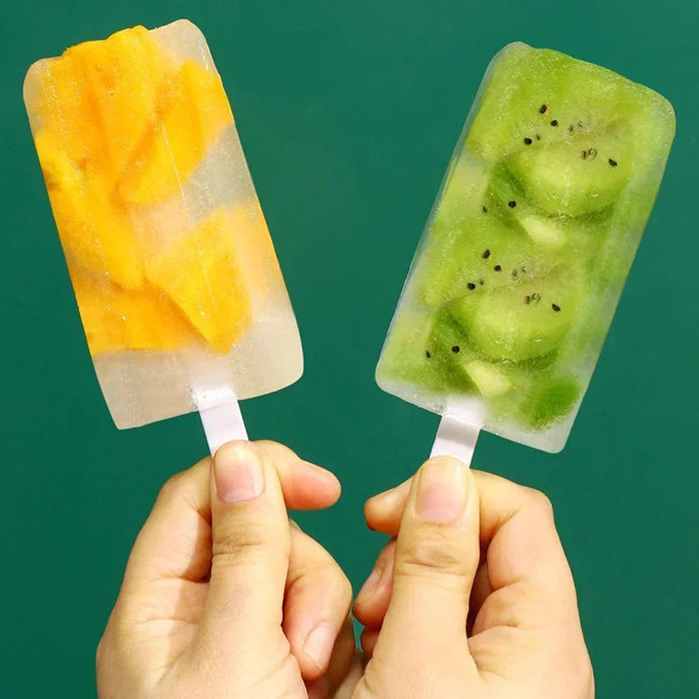 4-Hole Popsicle Mold – DIY Ice Cream & Fruit Ice Pop Maker Popsicle Mold Babs