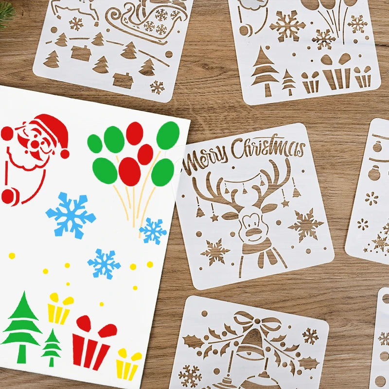 Christmas Drawing Stencils – DIY Cards, Scrapbooking & Wall Decor Christmas Drawing Stencils Babs