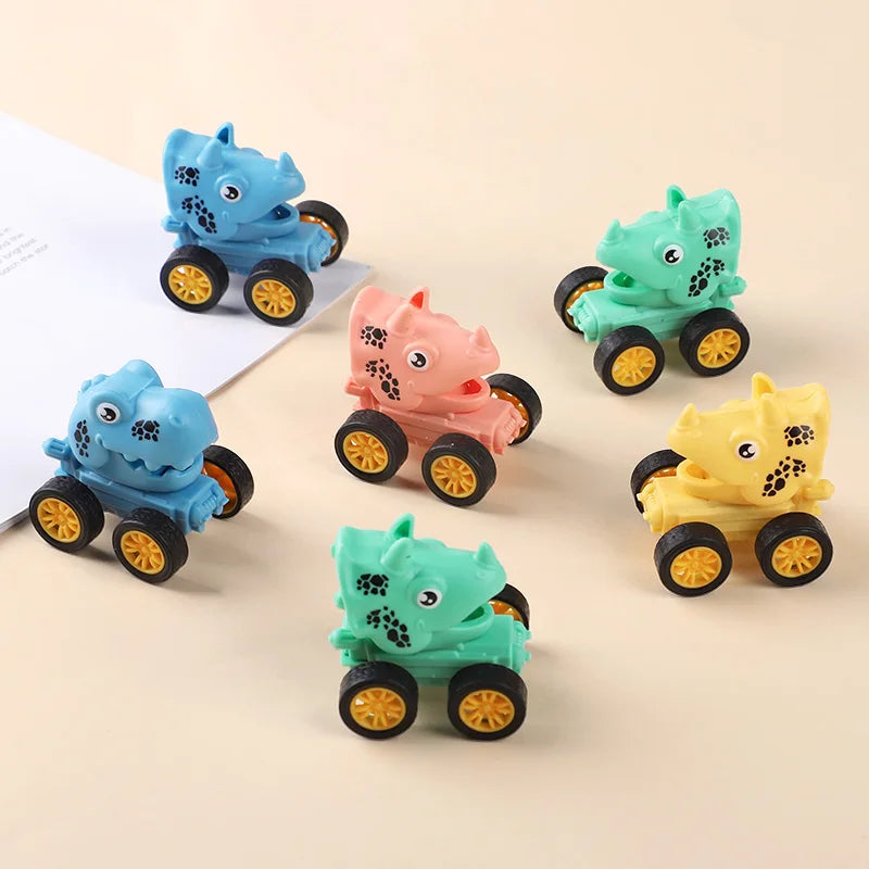 12pcs Dinosaur Pull-Back Car Toys – Kids Party Favors & Gifts Pull-Back Toy Cars Babs