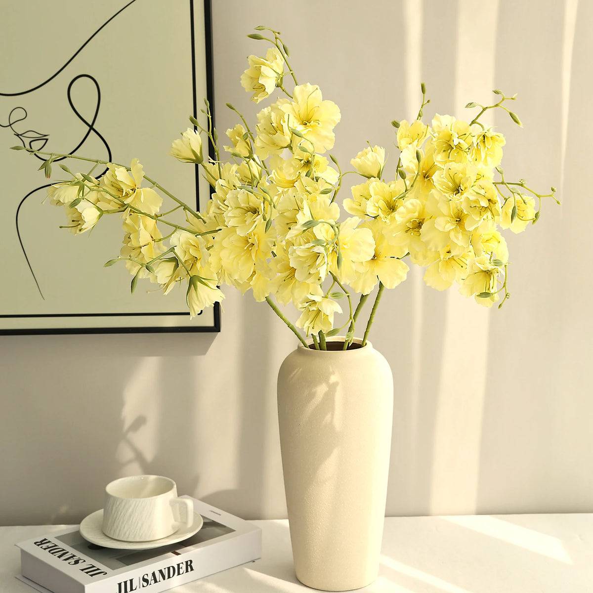 Artificial Silk Crabapple Flower Bouquet – Wedding & Home Decor Artificial Flower Bouquet Babs