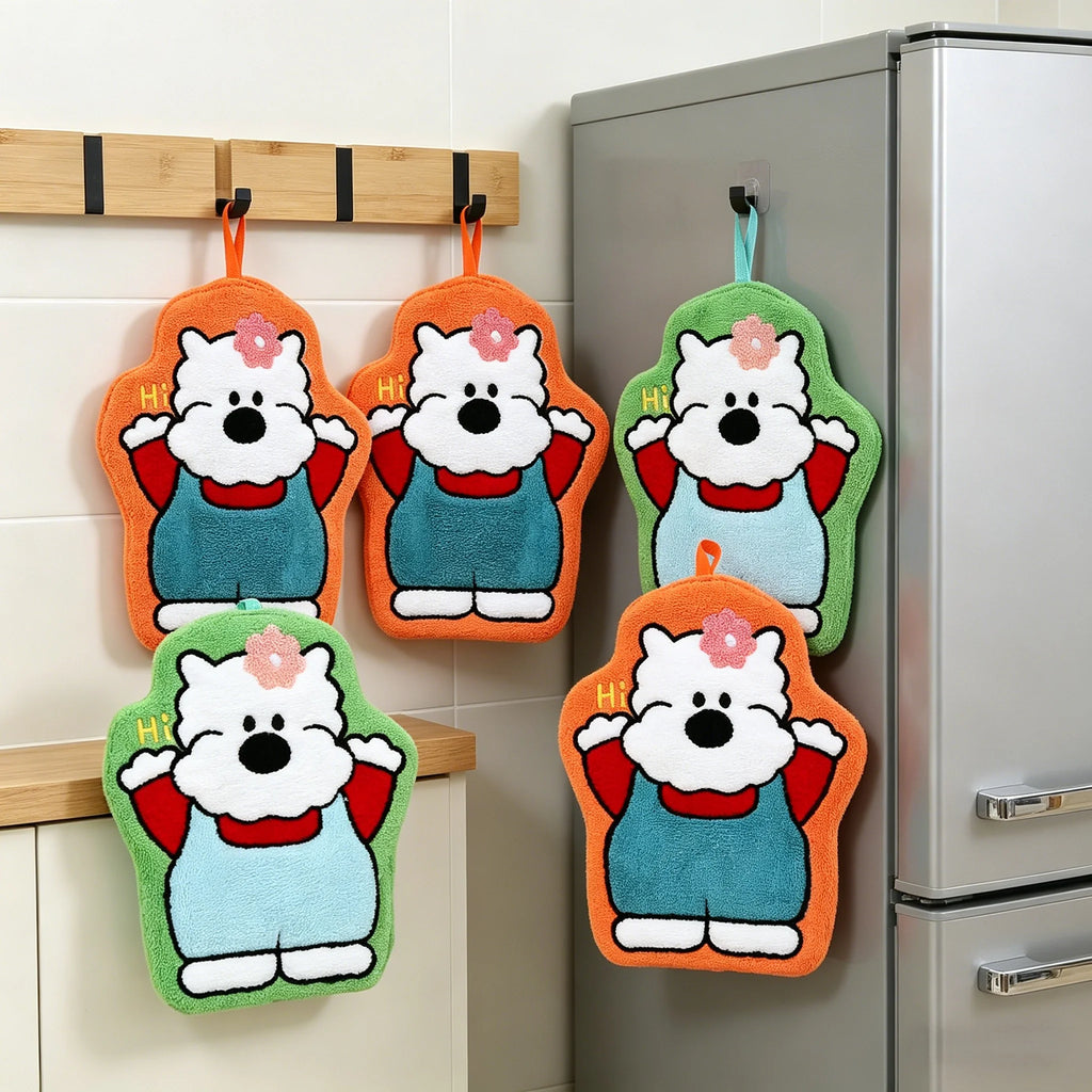 Microfiber Coral Velvet Hand Towels with Hanging Loop Microfiber Hand Towels Babs