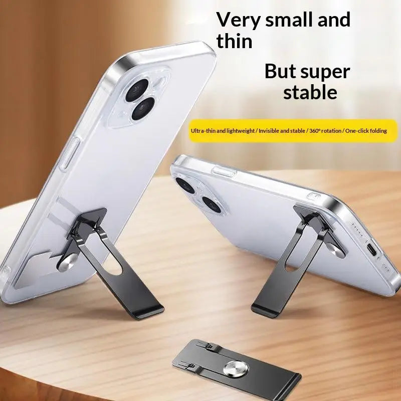 Ultra-Thin Phone Kickstand – Folding Steel Stand for All Phones Phone Kickstand Babs