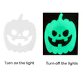 Glow-in-the-Dark Halloween Coasters – Pumpkin Spider Web Set Halloween Coaster Set Babs A 10.1x10.5x0.4CM 1PCS