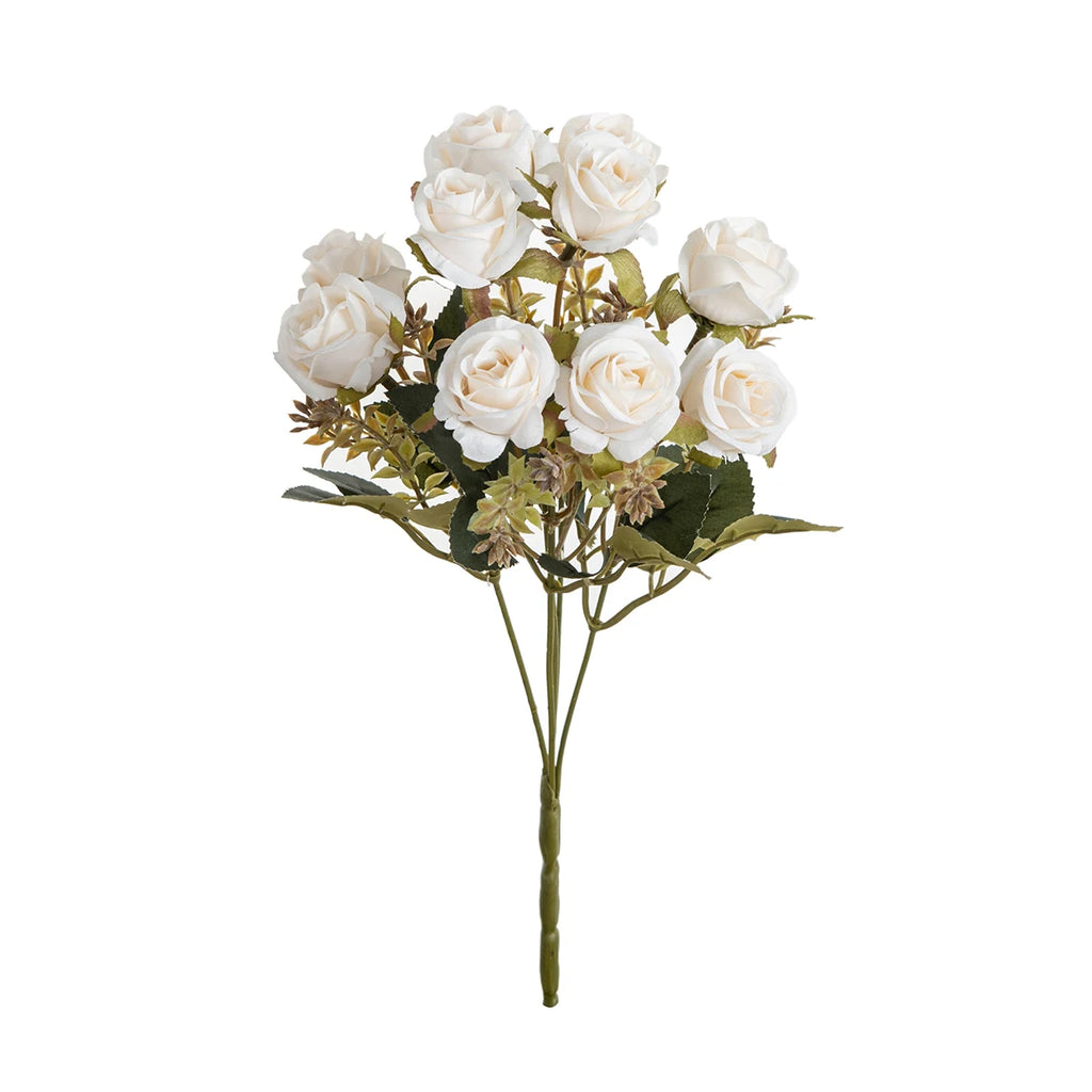 Silk Artificial Carnation Rose Bouquet for Weddings & Home Décor Artificial Flower Bouquet Babs color 1 1 pc