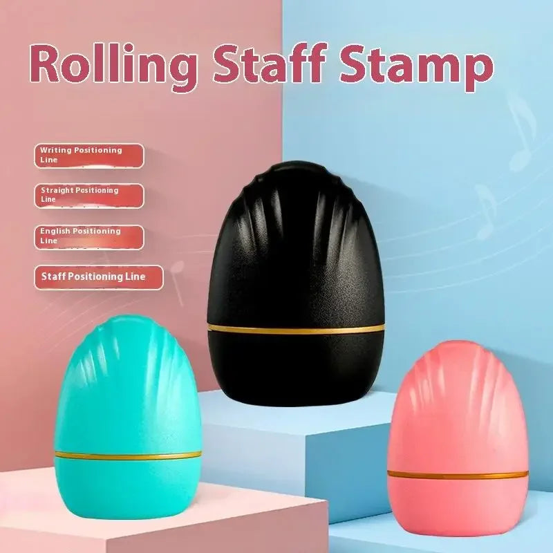 Music Staff Roller Stamp – Score Marking Tool for Teachers Music Stamp Tool Babs