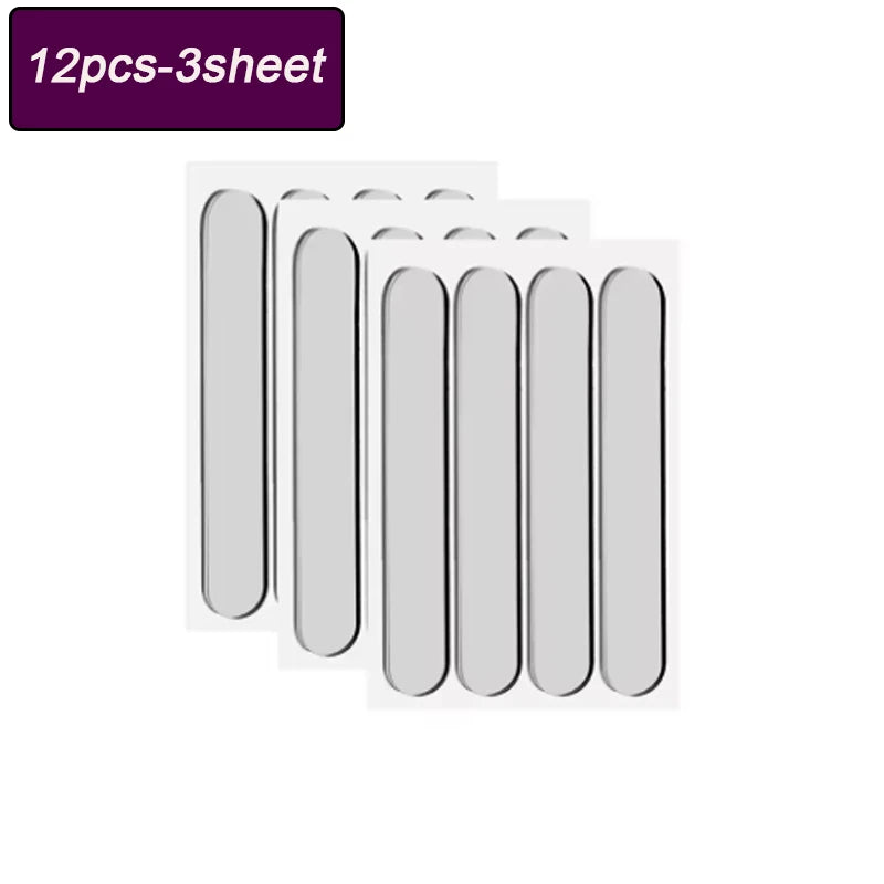 Self-Adhesive Clear Silicone Bumper Pads – Door & Cabinet Protectors Silicone Bumper Pads Babs 12pcs-3sheet