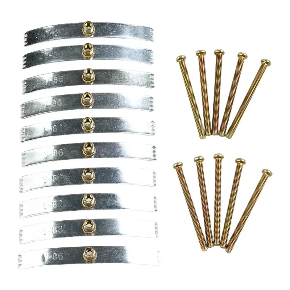 10PCS Switch Socket Box Repair Clip Kit with Mounting Screws Socket Box Repair Kit Babs 10 PCS