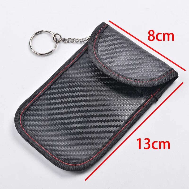 Faraday Cage Car Key RFID Blocking Fob Pouch Anti-Theft RFID Blocking Pouch Babs